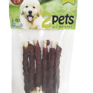 2Pets Tuggpinne m Hjort 12cm 6-p *