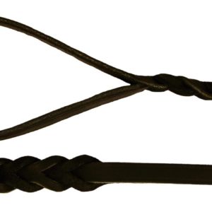 Alac Koppel Läder Svart 120cm