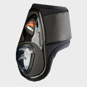 EQuick eShock Gel Rear Velcro Legend svart S