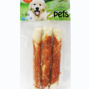 2Pets Tuggrulle m Kyckling 17cm 3-p