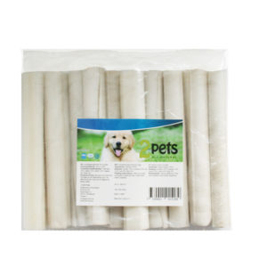2Pets Tuggrulle Vit 12.5cm 10st