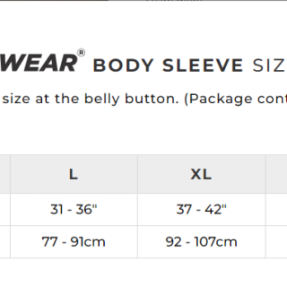 incrediwear_bodysleeve_storlekstabell