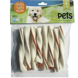 2Pets Tuggtwister med Kyckling Medium 170 gr