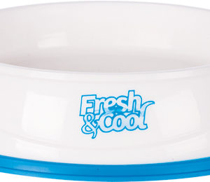 Trixie Kylskål CoolFresh, 0.25 L /ø 17 cm, vit/blå
