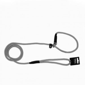 Dogman retrieverkoppel Iris 160cm 9mm Grå