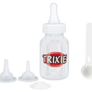 Trixie Dog Nappset, 120 ml, förslutningsbar, 3 olika silikonnappar