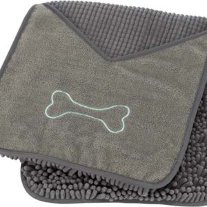 Trixie Handduk med handfickor, mikrofiber, 78 x 32 cm