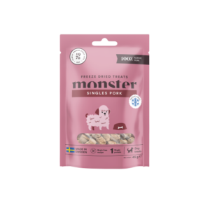 Monster Dog Treats Freeze dried Pork 45g