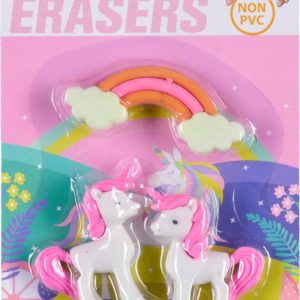 Equipage Unicorn eraser Pink