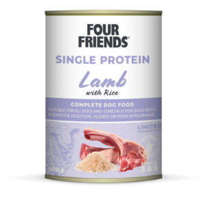 Four Friends Singel Protein Lamb whit Rice 400g