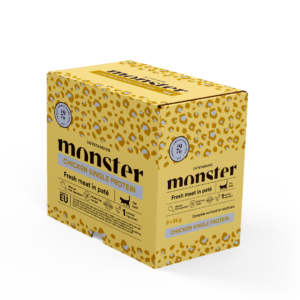 Monster Cat Pouches Adult Chicken 8x85 g