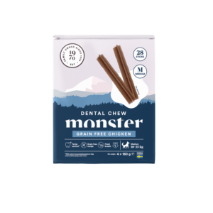 Monster Dog Dental Chew GF Chicken M Month 28st