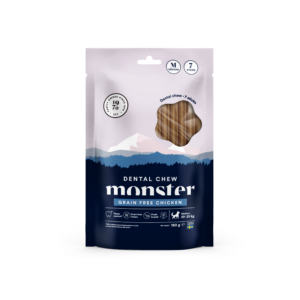 Monster Dog Dental Chew GF Chicken M Week 7st
