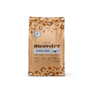 Monster Cat GF Sterilized Turkey/Chicken 2kg