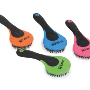 Shires Ezi-Groom Mane & Tail Brush Green
