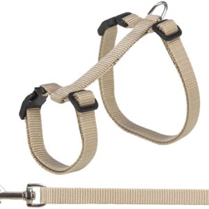 Trixie Kattsele+koppel för stora katter XXL, nylon, Bl färger. 34-57 c