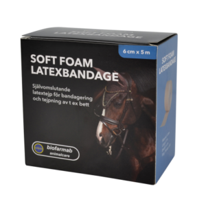 Biofarmab Soft Foam latexbandage 6 cm x 5 M
