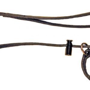 Alac Utställningskoppel Läder Svart 6mmx160cm