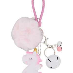 Equipage Unicorn Pom pon Nyckelring Fairy Tale