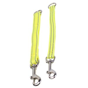 Alac Koppelförlängare Invävd Reflex Neongul 20mmx25cm