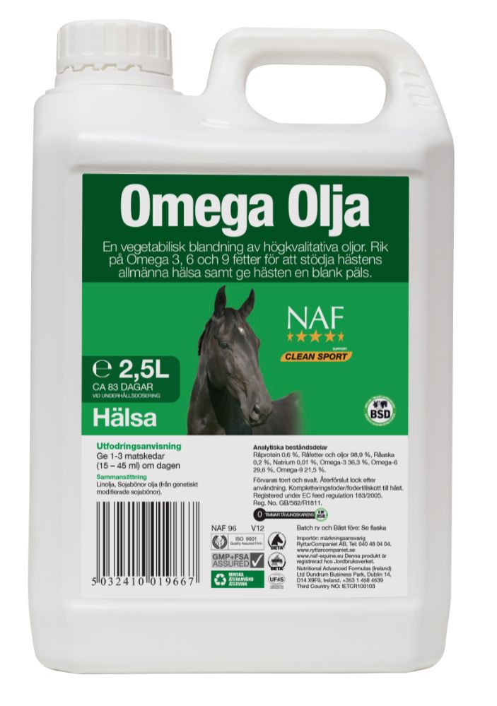 naf_omega_olja_omega3_omega6_omega9_häst_tillskott