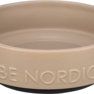 BE NORDIC skål, keramik/gummi, 0.5 l/ø 16 cm, taupe