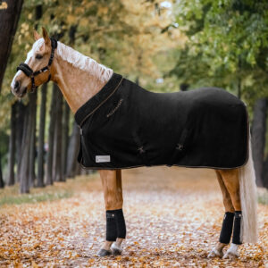 Waldhausen Fleecetäcke Rosé Svart/guld 125 cm