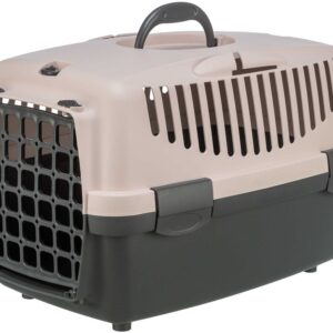 Transportbur Capri 1, XS: 32 × 31 × 48 cm, mörkgrå/blush
