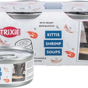 Trixie soppa, konsev med kyckling & Räkor 4*80g