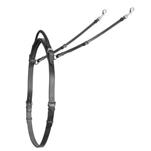 Shires Velociti Halsrem med handtag Svart